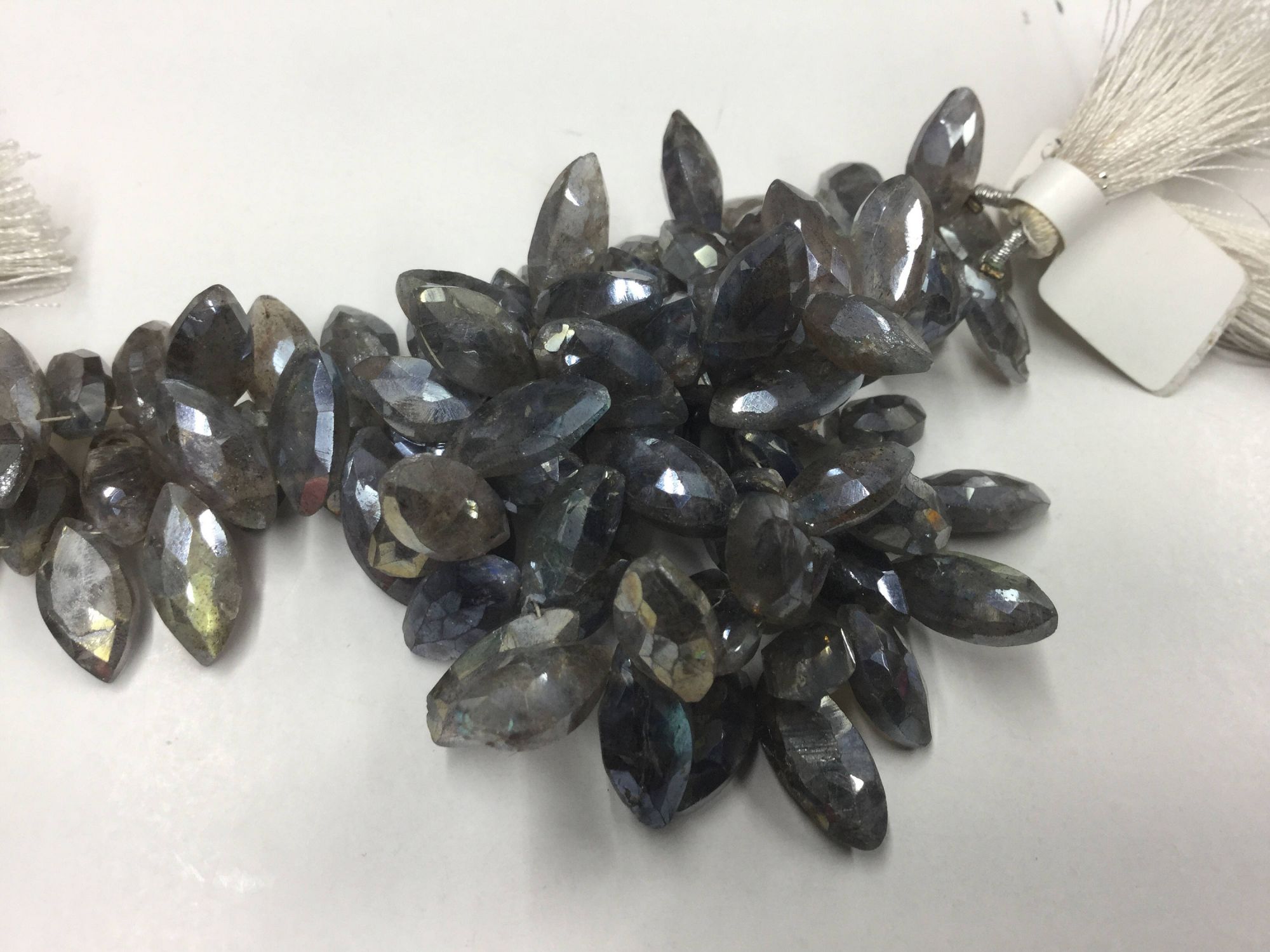 Mystic Labradorite Marquise Faceted