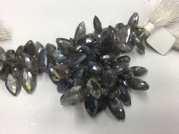 Mystic Labradorite Marquise Faceted