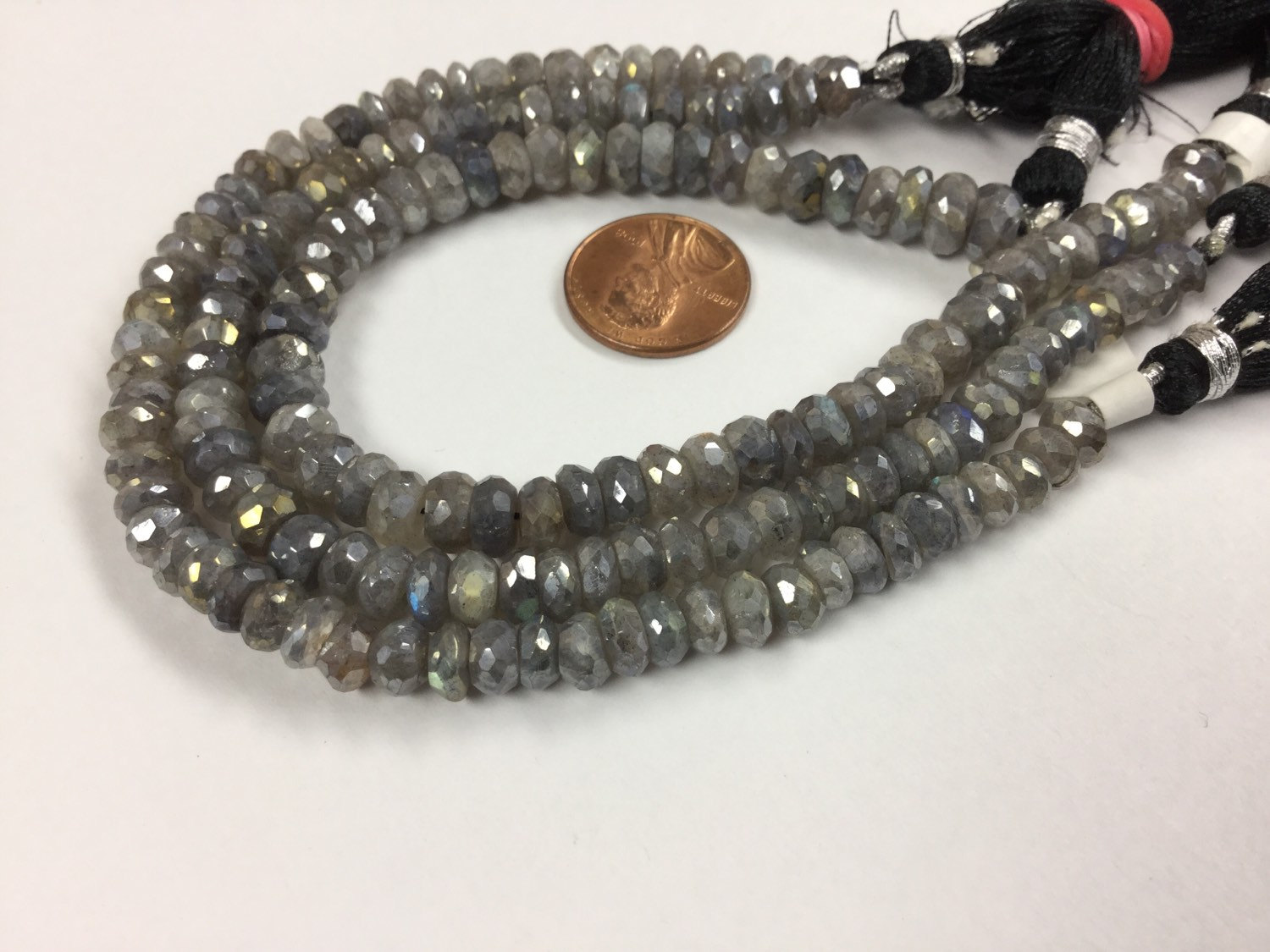 Mystic Labradorite Rondelle