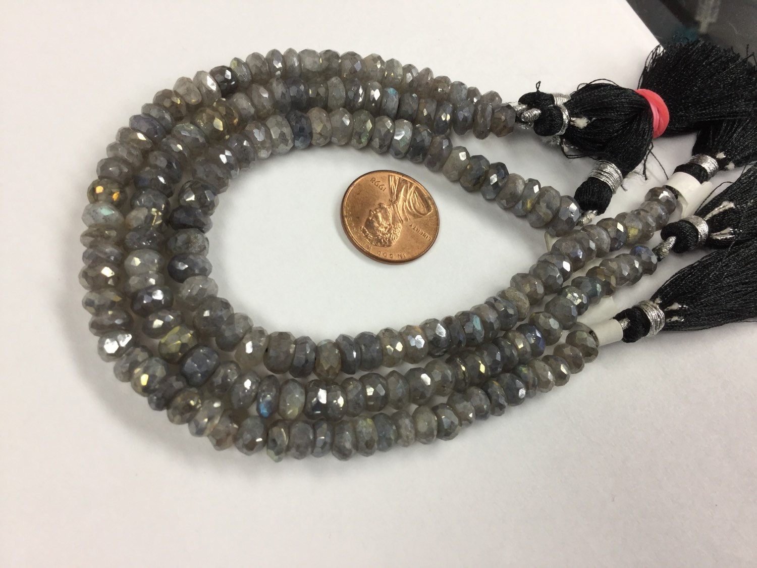 Mystic Labradorite Rondelle