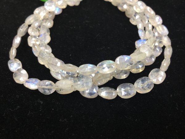 Mystic Moonstone Ovals Faceted