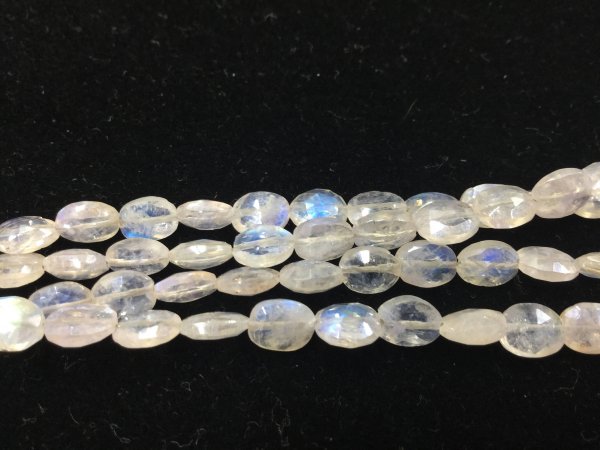 Mystic Moonstone Ovals Faceted