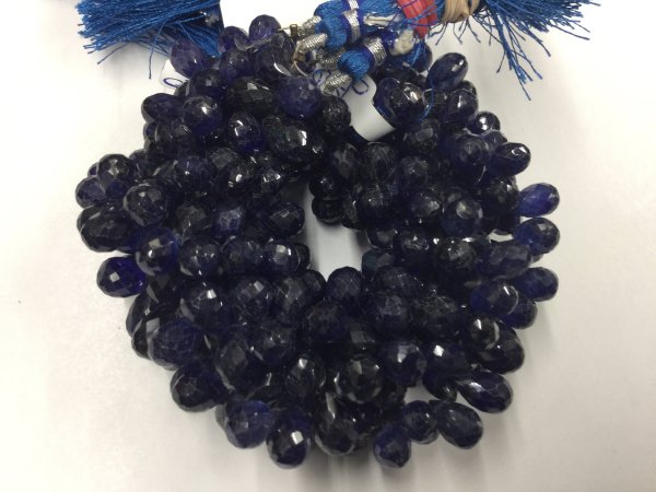 Blue Sapphire Drops Faceted