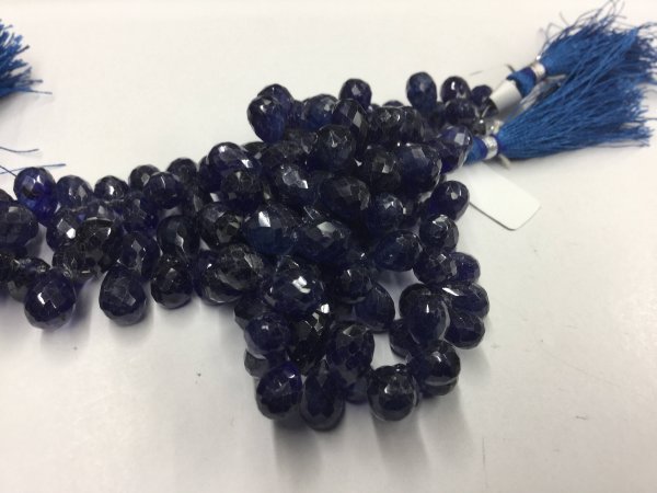 Blue Sapphire Drops Faceted
