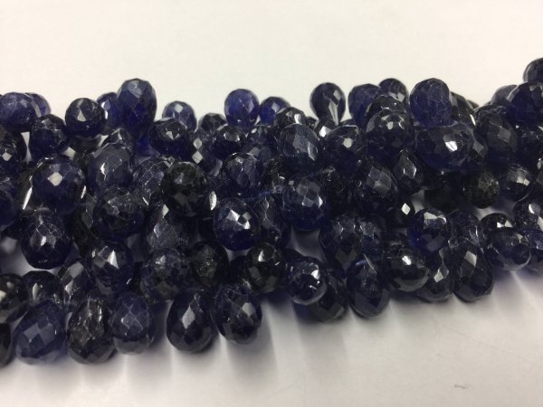 Blue Sapphire Drops Faceted