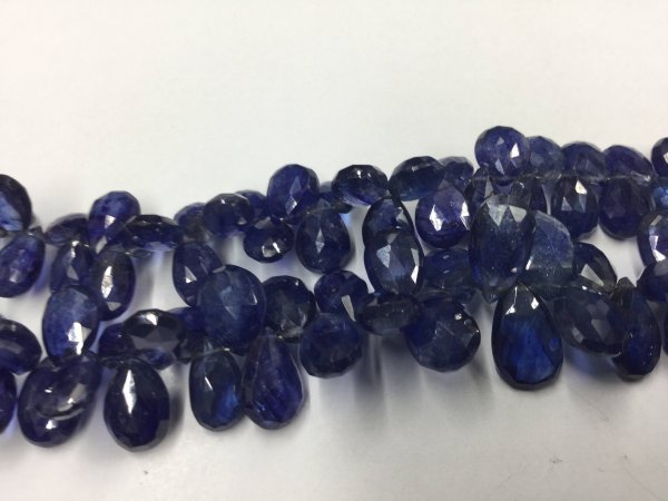 Blue Sapphire Pears Faceted