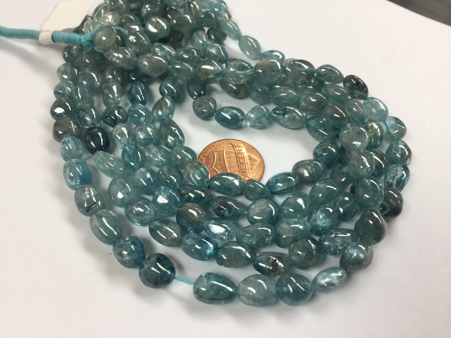 Natural Blue Zircon Nuggets Smooth