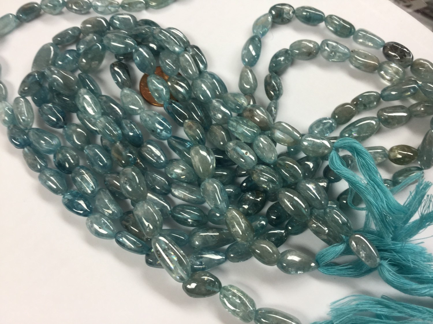 Natural Blue Zircon Nuggets Smooth