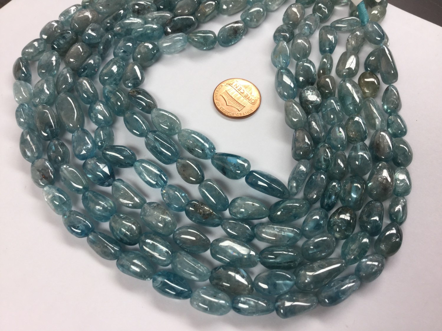 Natural Blue Zircon Nuggets Smooth