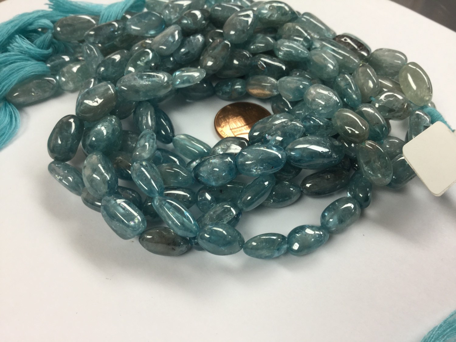 Natural Blue Zircon Nuggets Smooth