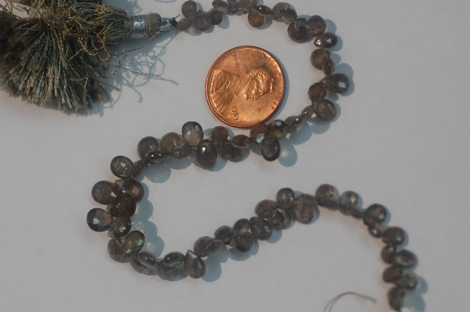 Natural Change Garnet Pears Faceted