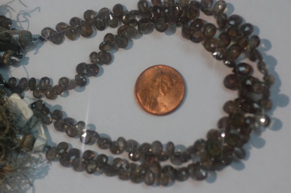 Natural Change Garnet Pears Faceted