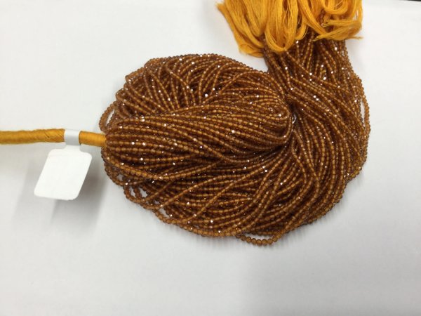 Natural Citrine Rondelles Faceted