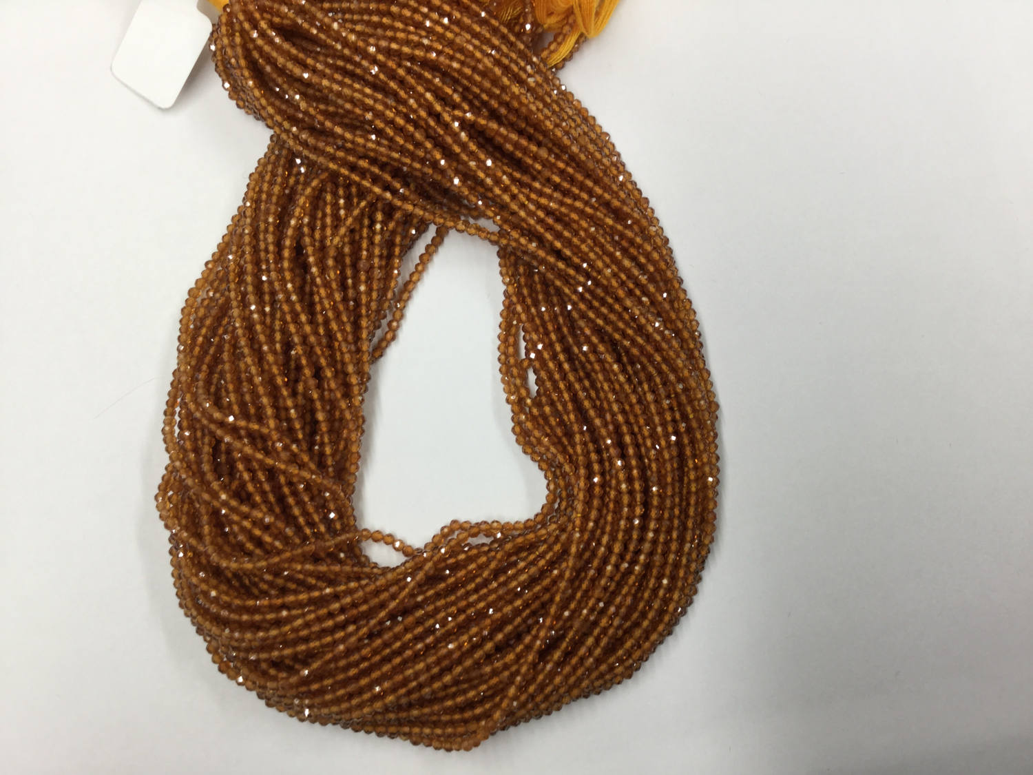 Natural Citrine Rondelles Faceted