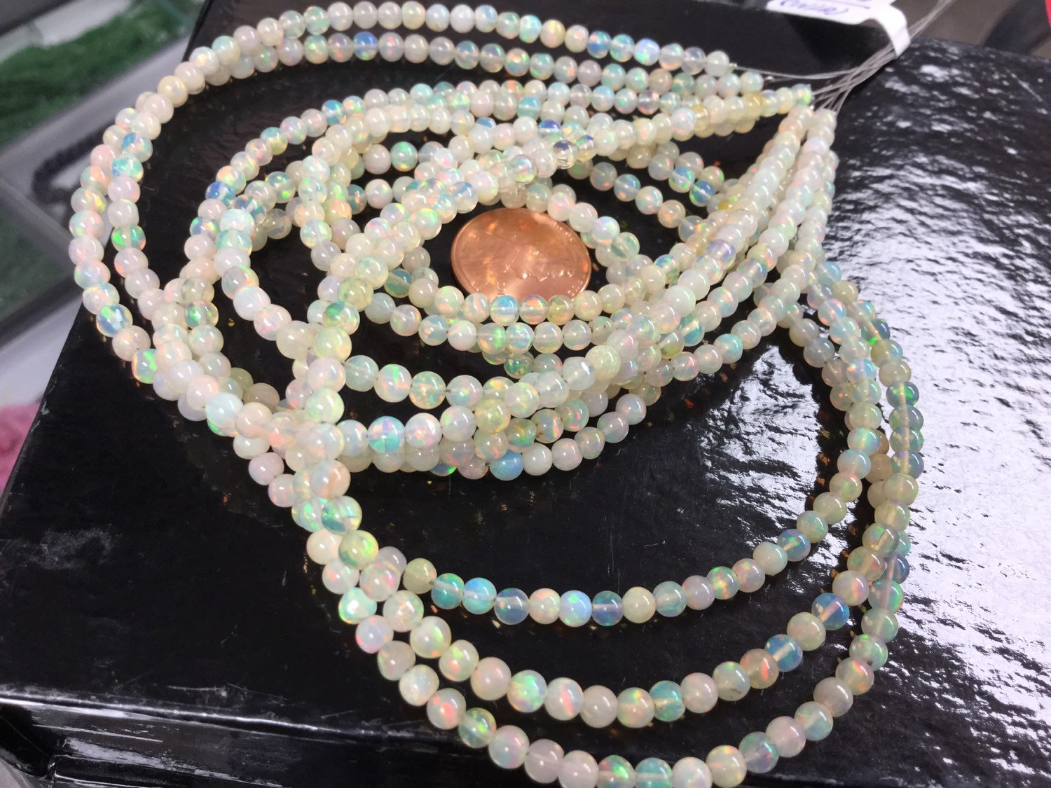 Natural Ethiopian Opal Rounds Smooth