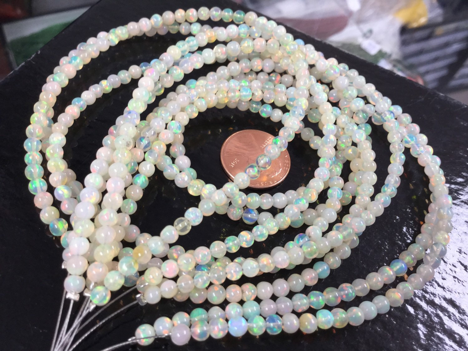Natural Ethiopian Opal Rounds Smooth