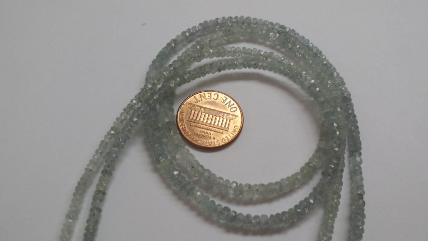 Natural Gray Sapphire Rondelle