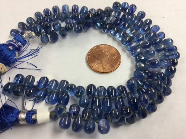 Natural Kyanite Drops Smooth