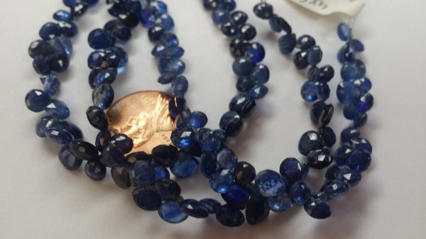Natural Kyanite Hearts