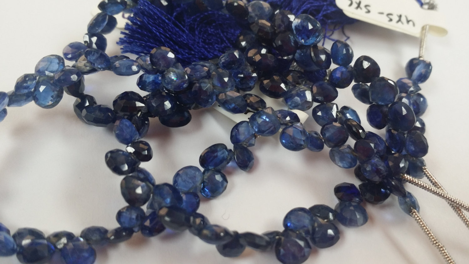 Natural Kyanite Hearts