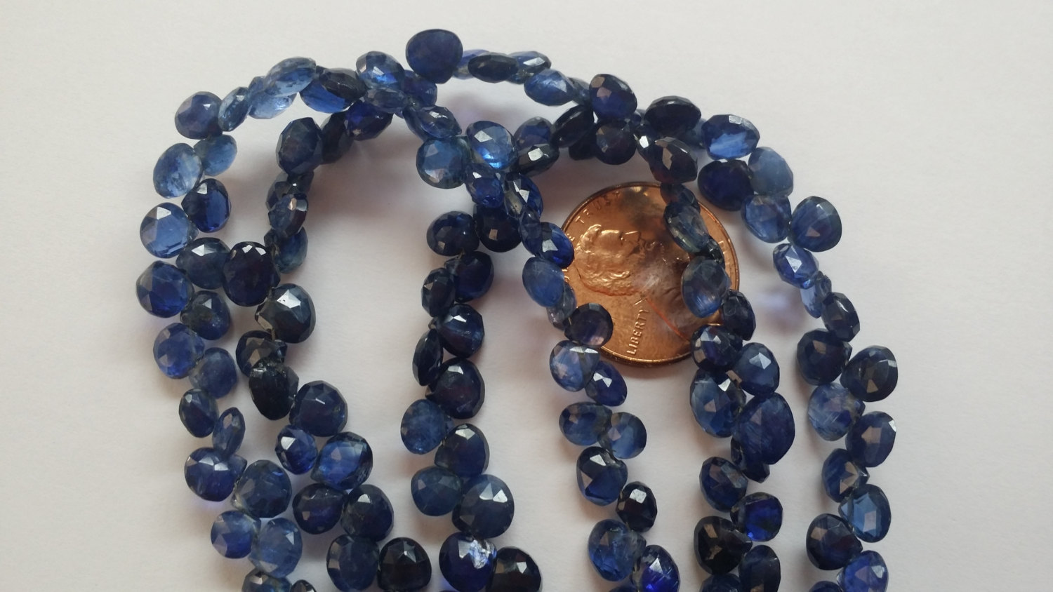 Natural Kyanite Hearts