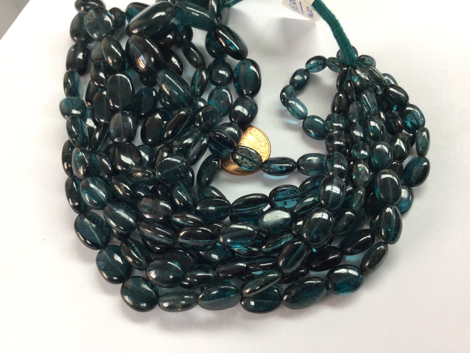 Natural Kyanite Ovals Smooth graduated