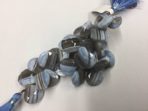 Natural Lace Opal Hearts Faceted