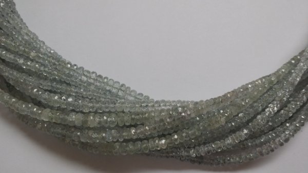 Natural Lt. Gray Sapphire Rondelle