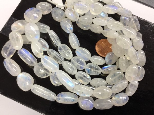Natural Moonstone Ovals Smooth