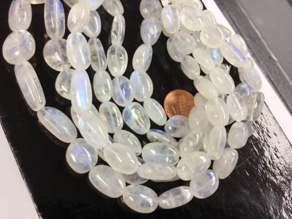 Natural Moonstone Ovals Smooth