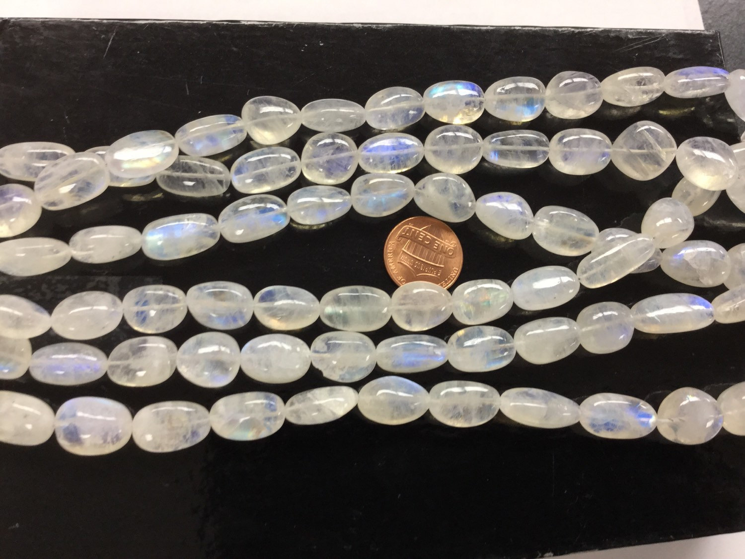 Natural Moonstone Ovals Smooth