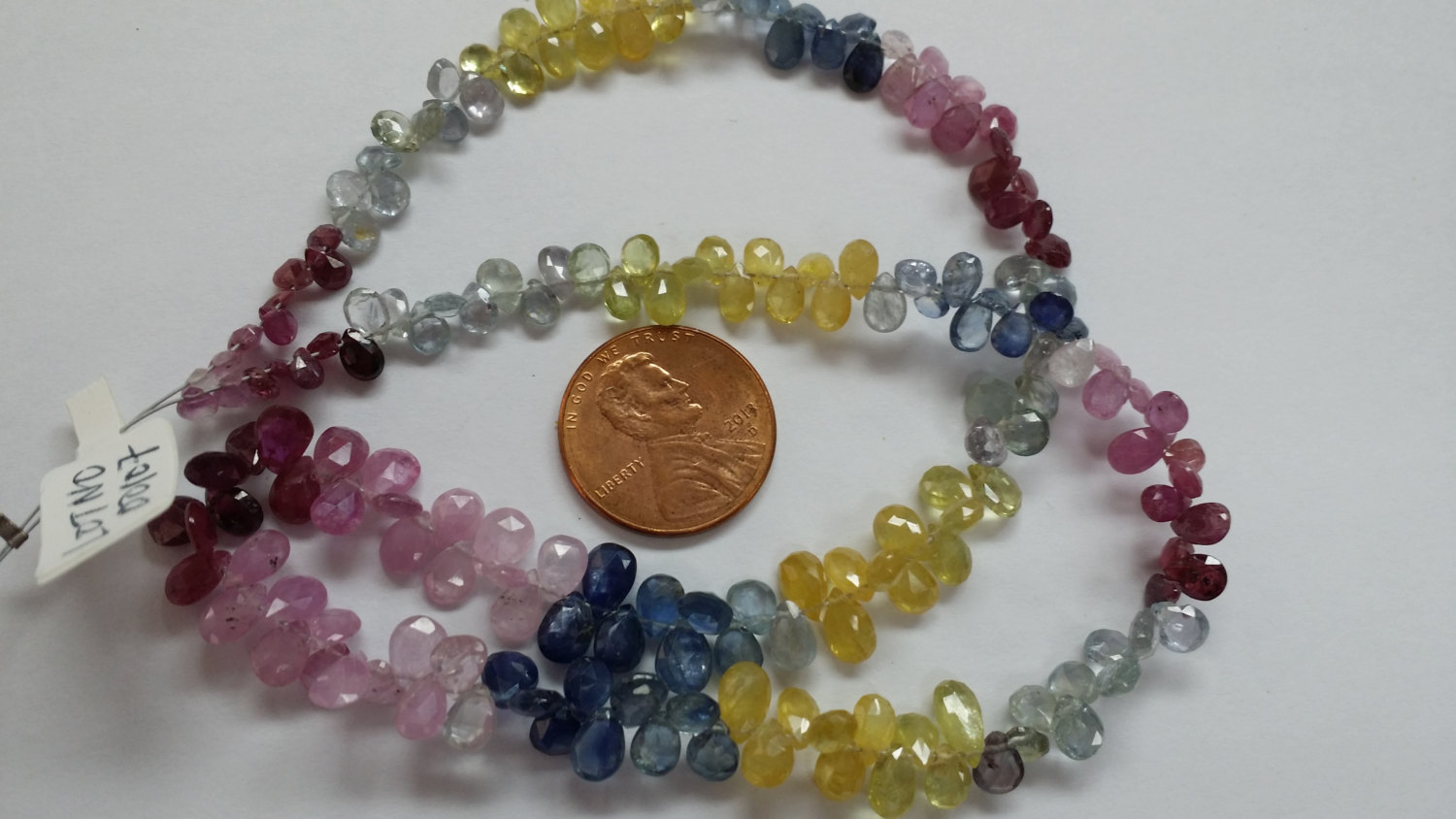 Natural Multi Sapphire Pears