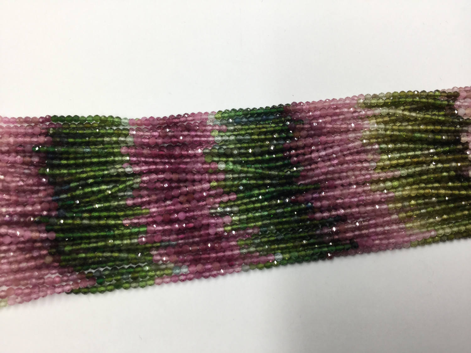Natural Multi Tourmaline Rondelles Faceted