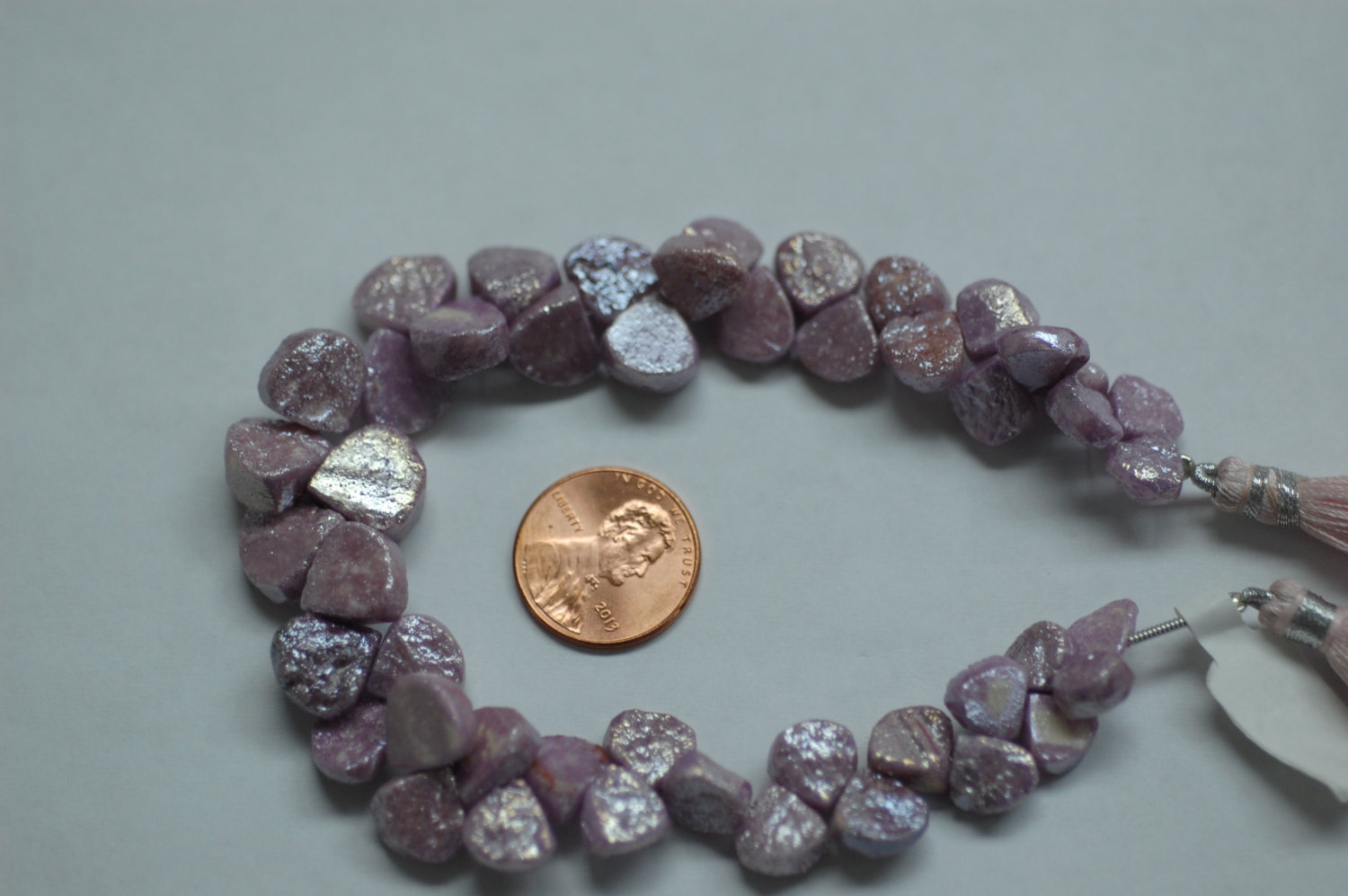 Natural Mystic Pink Hydro Quartz Heart Faceted