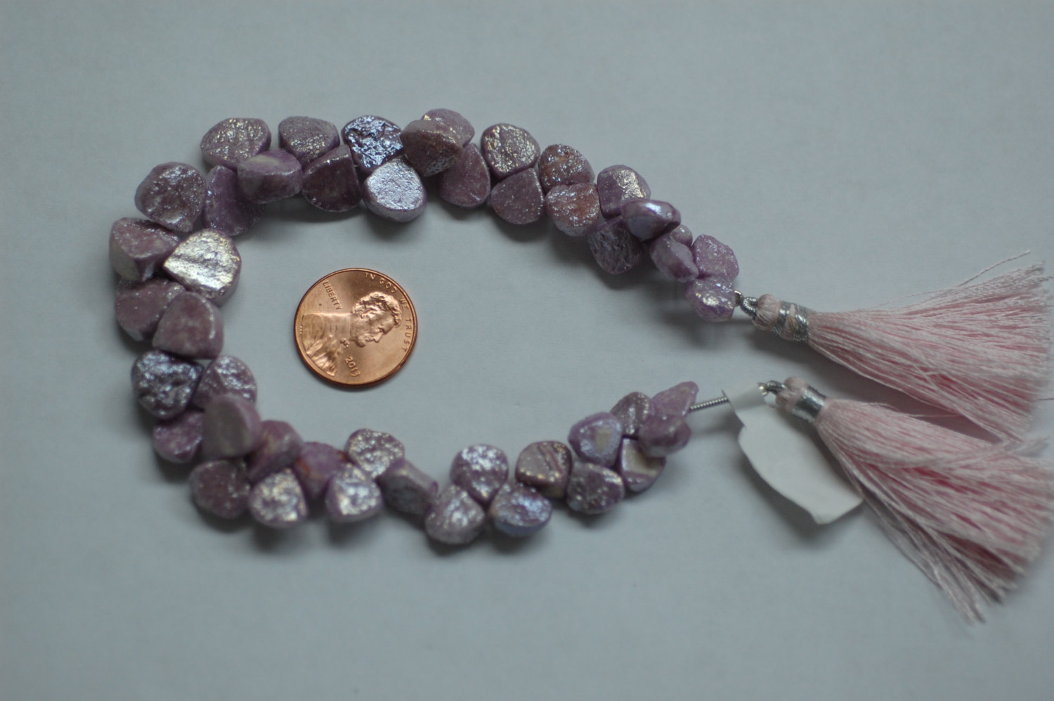 Natural Mystic Pink Hydro Quartz Heart Faceted