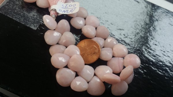 Natural Opal Hearts Faceted