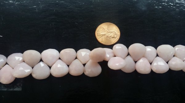 Natural Opal Hearts Faceted