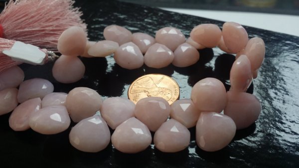 Natural Opal Hearts Faceted