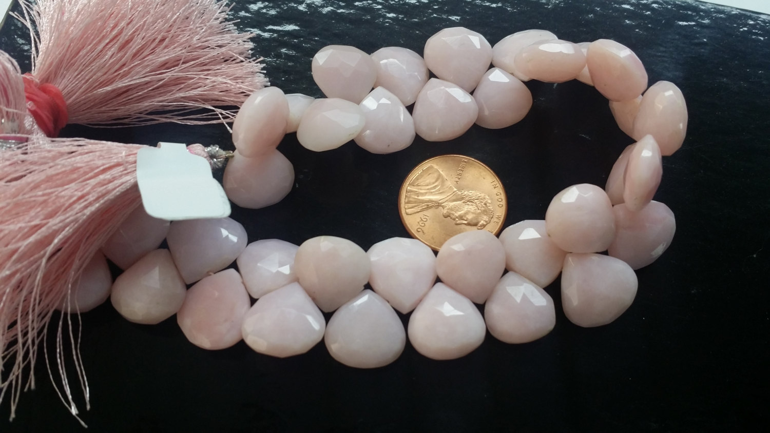 Natural Opal Hearts Faceted