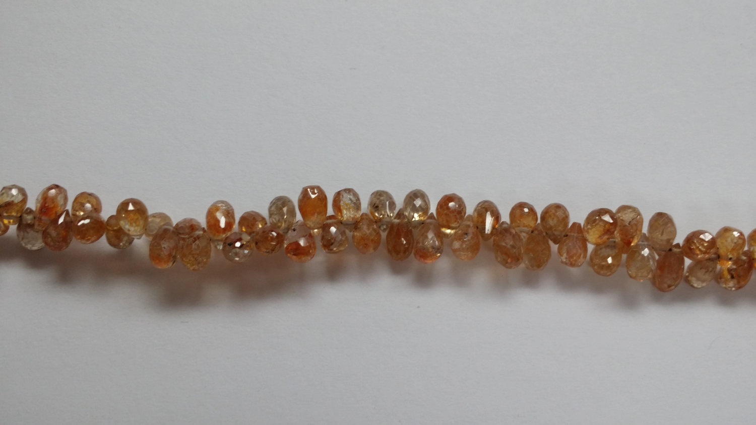 Natural Pale Yellow Zircon Drops Faceted