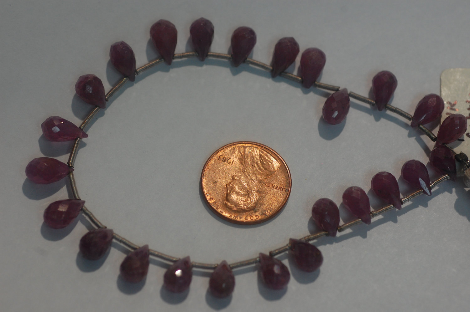 Natural Pink sapphire Drops Faceted
