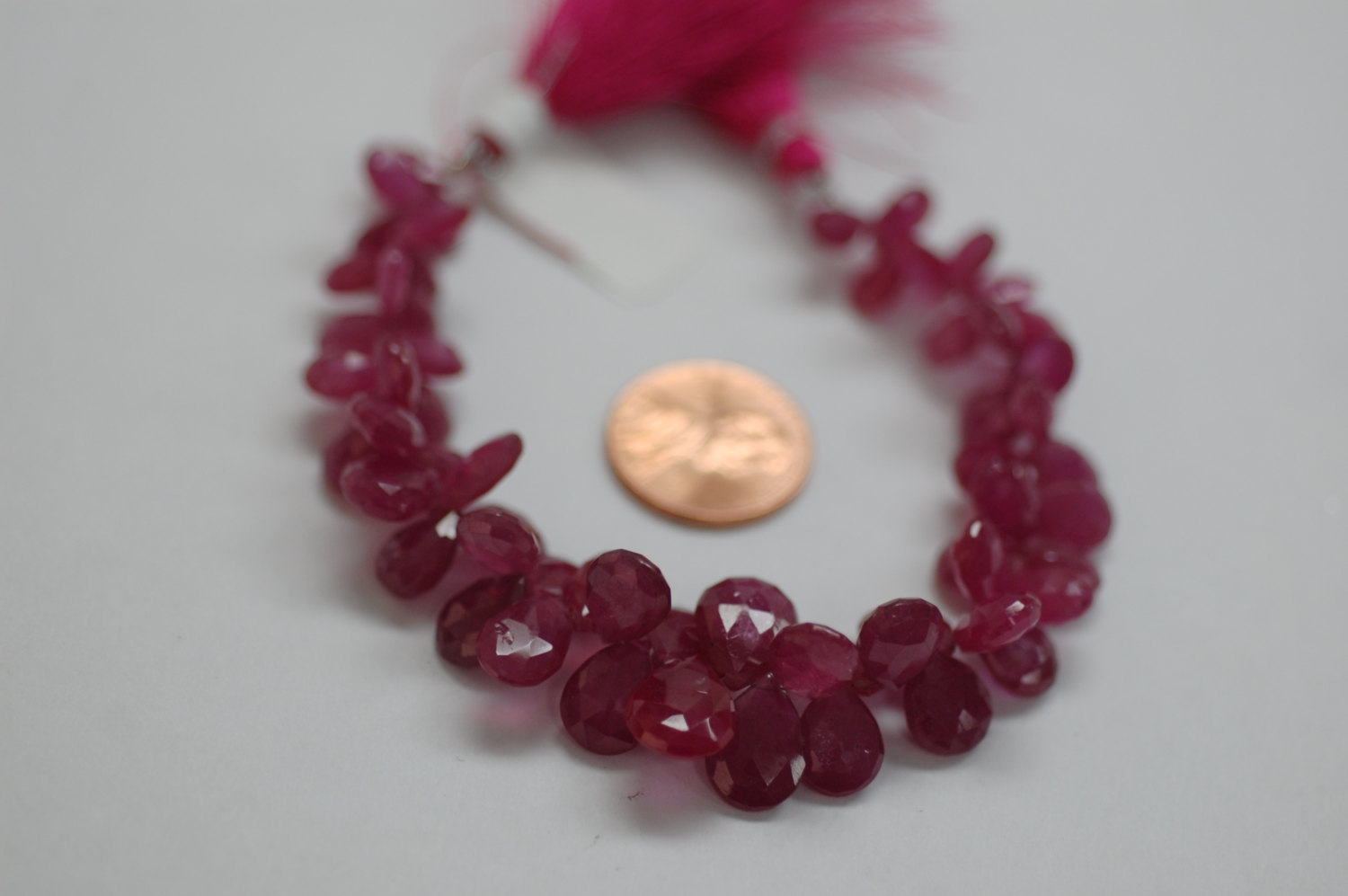 Natural Pink Sapphire Pear Faceted