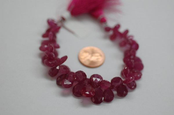 Natural Pink Sapphire Pear Faceted