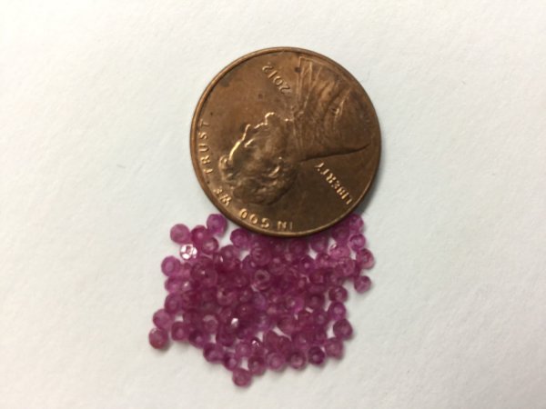 Natural Pink Sapphire Rondelle