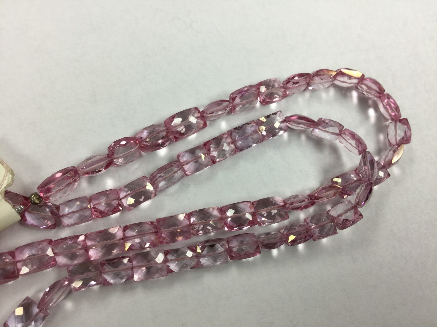 Pink Topaz Chicklets Faceted
