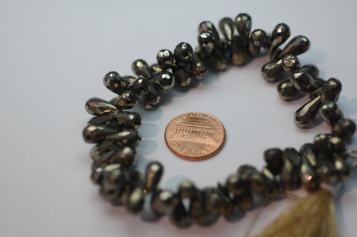 Natural Pyrite Drops Facted