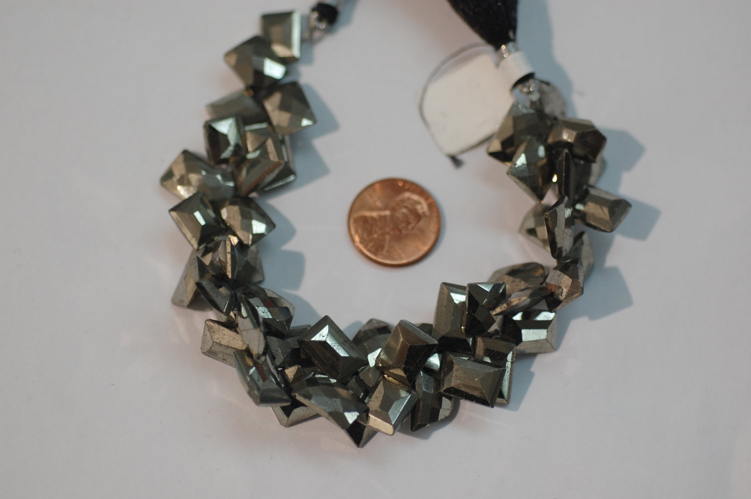 Natural Pyrite Funky Cut Faceted