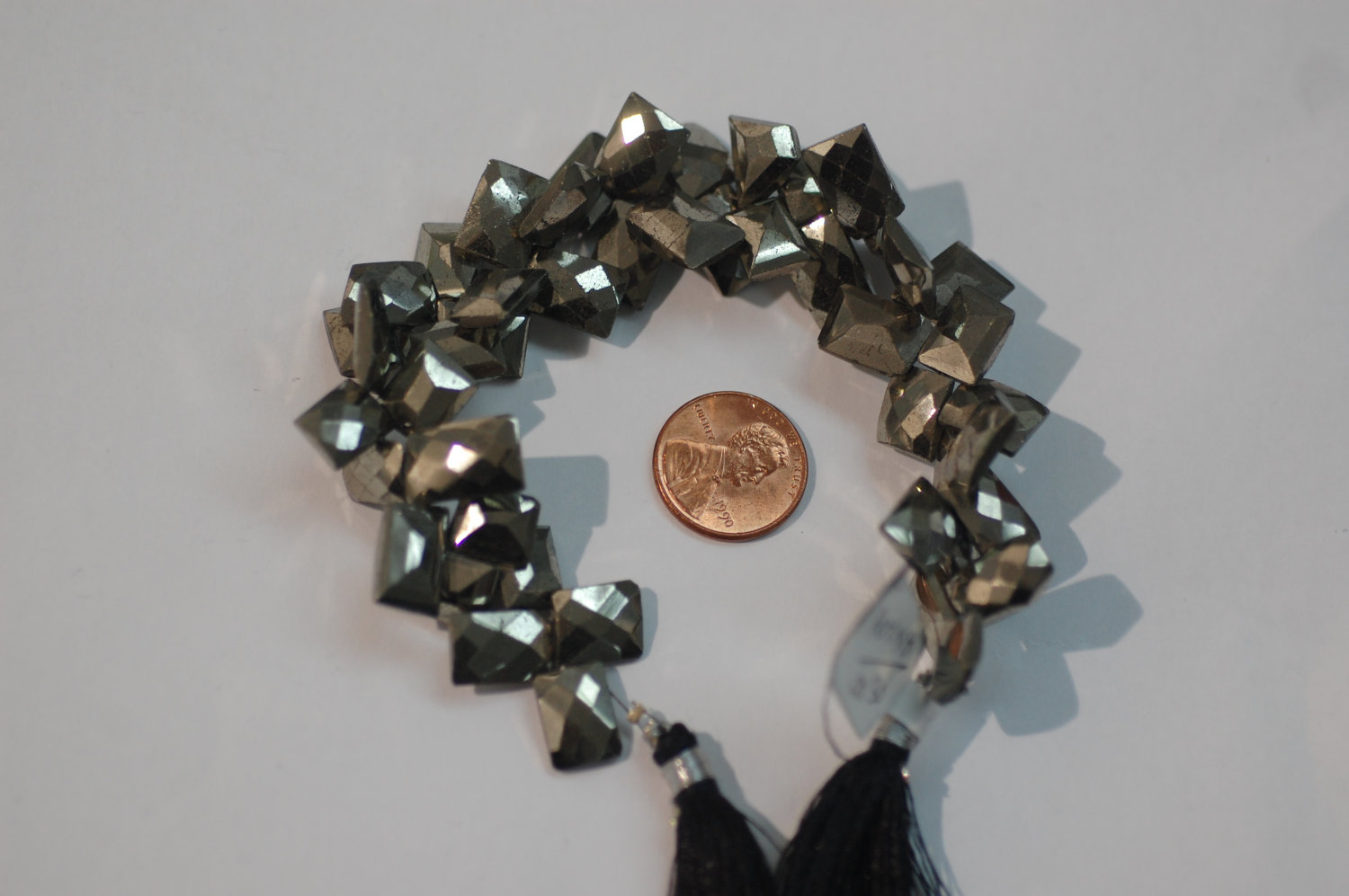 Natural Pyrite Funky Cut Faceted