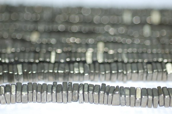 Natural Pyrite Square Shape Smooth