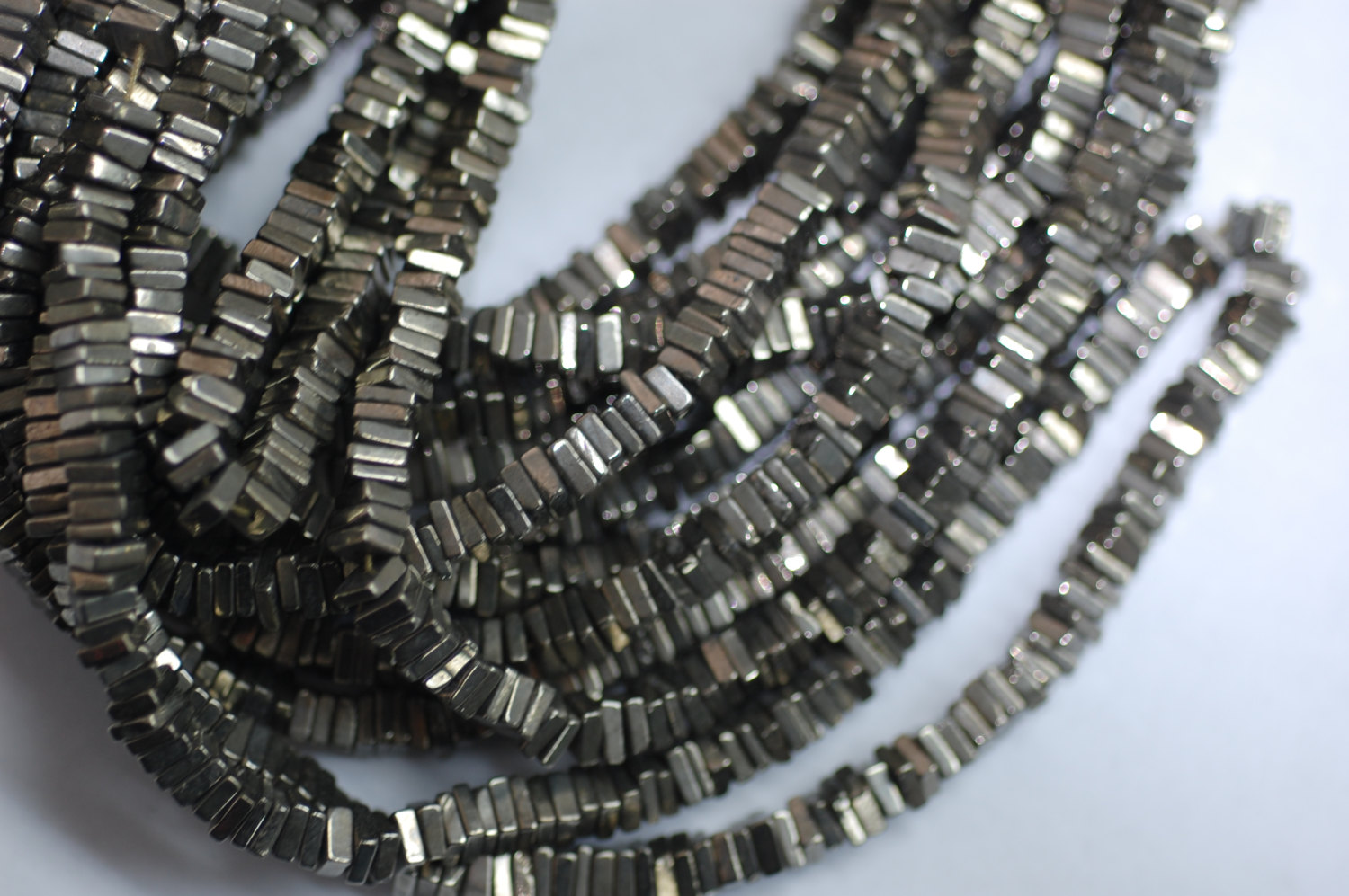 Natural Pyrite Square Shape Smooth
